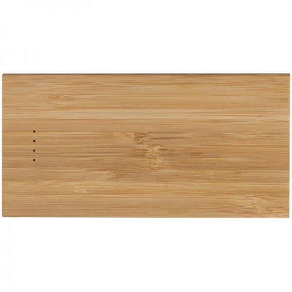 Logotrade promotional items photo of: Bamboo power bank KATOWICE