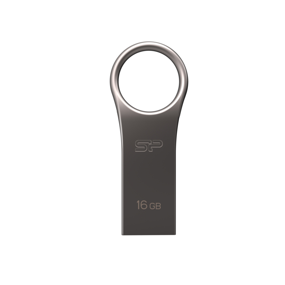 Logotrade promotional product image of: Pendrive 3.0 Silicon Power JEWEL J80 TITANIUM 16GB