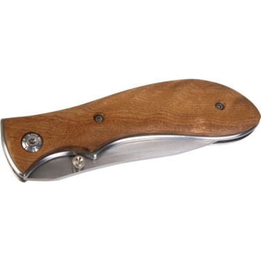 Logotrade promotional merchandise picture of: Pocket knife JUNGLE Schwarzwolf