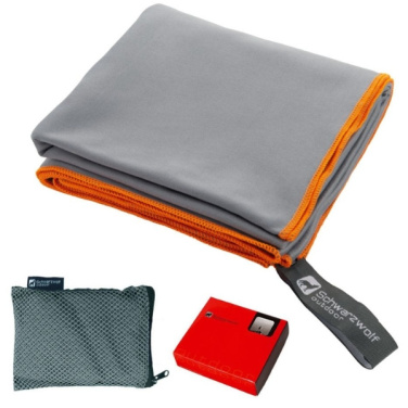 Logotrade corporate gifts photo of: Towel MALAREN Schwarzwolf