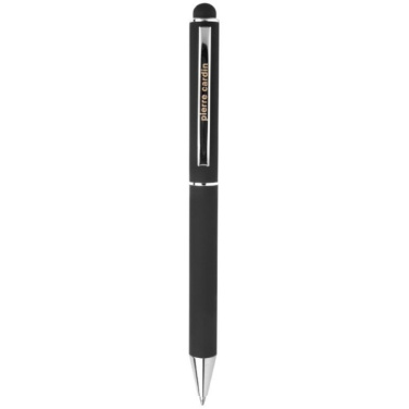 Logo trade promotional products image of: Metal ballpoint pen, touch pen, soft touch CLAUDIE Pierre Cardin