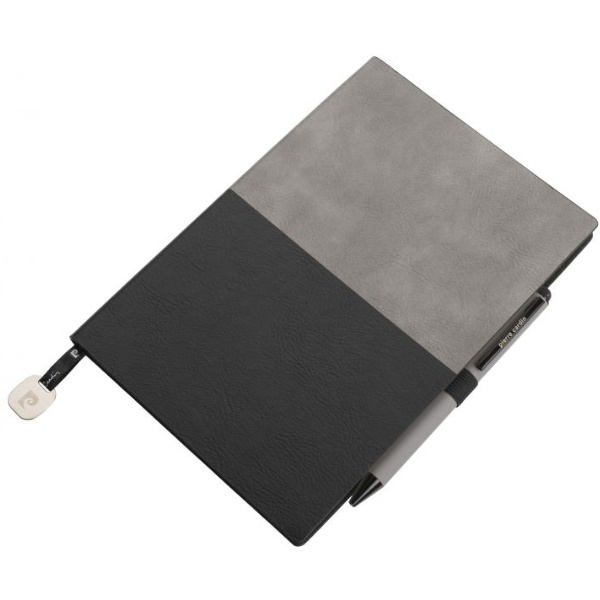 Logo trade advertising products image of: Notepad A5 & ballpoint pen REPORTER Pierre Cardin