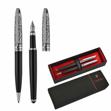 Logotrade promotional giveaway image of: Writing set ballpoint pen & fountain pen JACQUES Pierre Cardin
