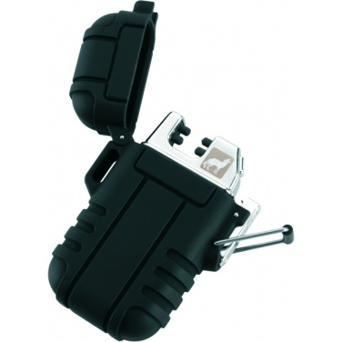 Logo trade promotional product photo of: Ecological lighter SANFORD Schwarzwolf