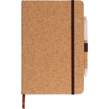 Logo trade promotional giveaways image of: A5 Notebook BASTOGNE