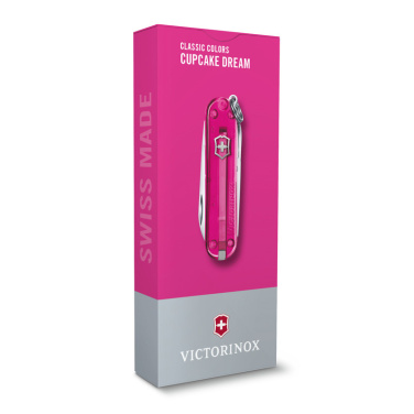 Logo trade promotional items image of: Pocket knife Classic SD transparent Victorinox