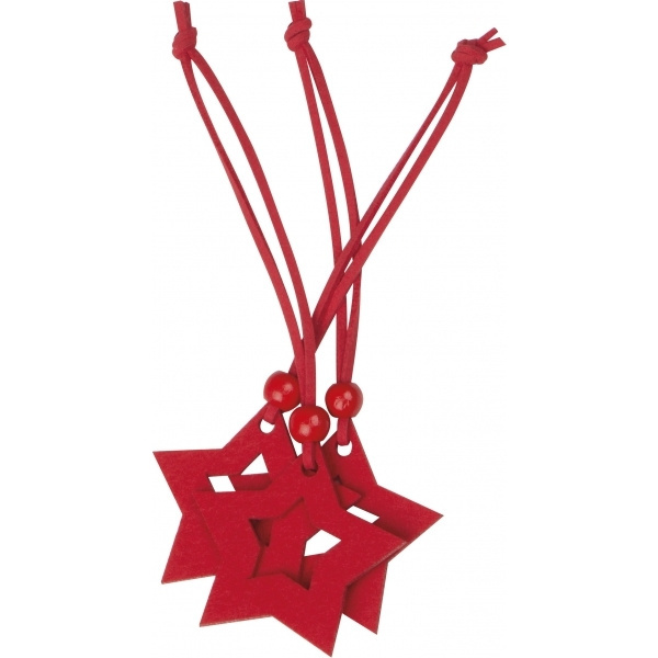Logotrade promotional product picture of: Star pendant set ESSEN