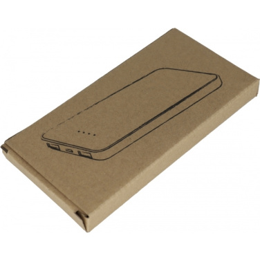 Logo trade business gift photo of: Wireless charger and powerbank 8000 mAh MILAN