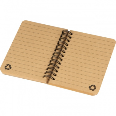 Logo trade promotional gift photo of: A6 notebook PHOENIX