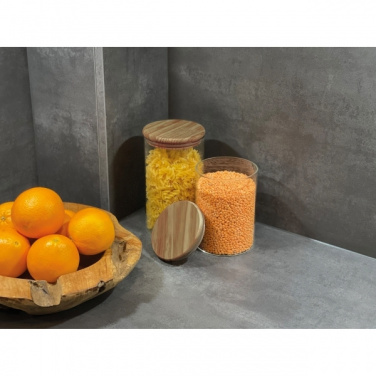 Logo trade promotional merchandise image of: Borosilicate container ONTARIO 1000 ml
