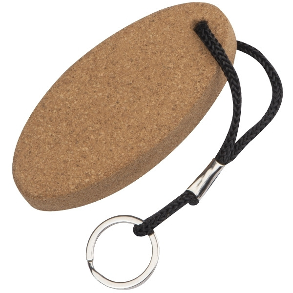 Logo trade advertising products image of: Cork keyring ROSKILDE