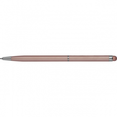 Logo trade advertising product photo of: Ball pen with touch function CATANIA