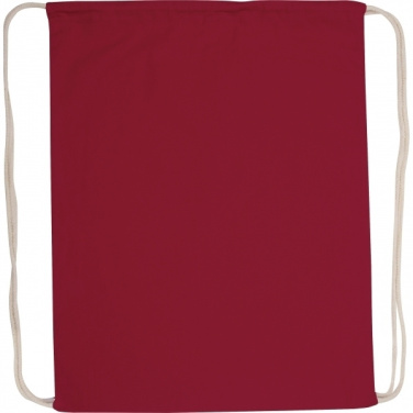 Logotrade promotional merchandise picture of: Cotton gym bag BUDAPEST