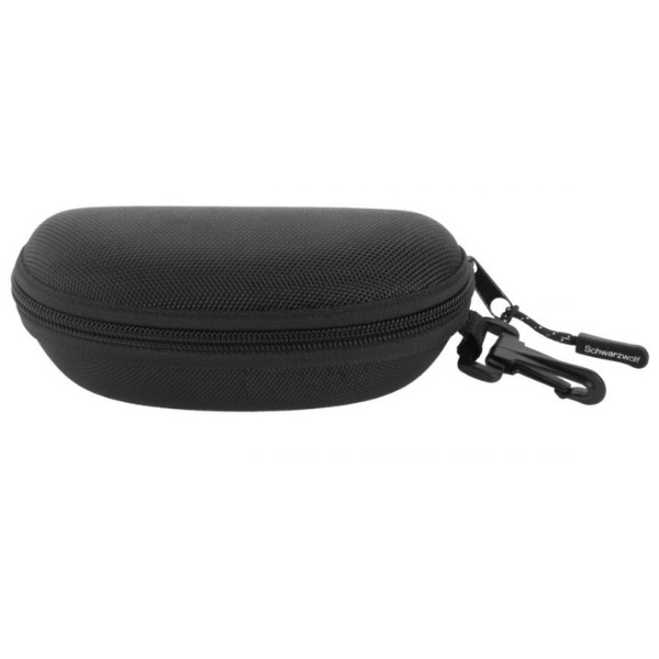 Logo trade promotional products image of: Case for sunglasses ARKANSAS Schwarzwolf