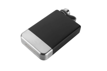 Logo trade advertising products image of: Hip flask HALTI Schwarzwolf