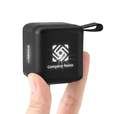 Logotrade promotional items photo of: Mini speaker with enlighted logo for engraving