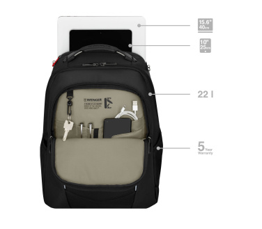 Logo trade business gifts image of: Backpack Wenger Altair 15,6''