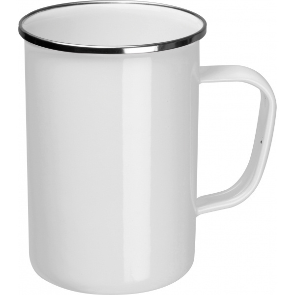 Logotrade promotional giveaway image of: Enamel cup Adelaine