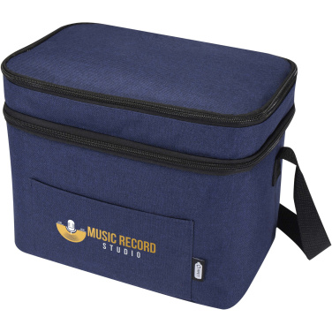 Logo trade promotional gift photo of: Tundra GRS RPET double compartments cooler bag 13L