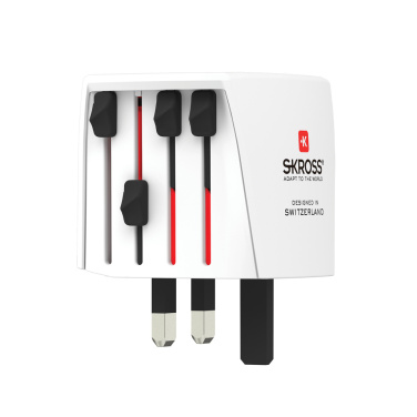 Logo trade promotional products picture of: SKROSS World Travel Adapter MUV Micro