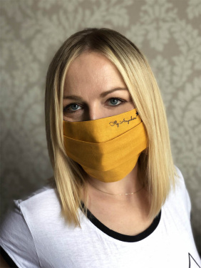 Logo trade promotional items image of: MERCURE cotton face mask 139016500