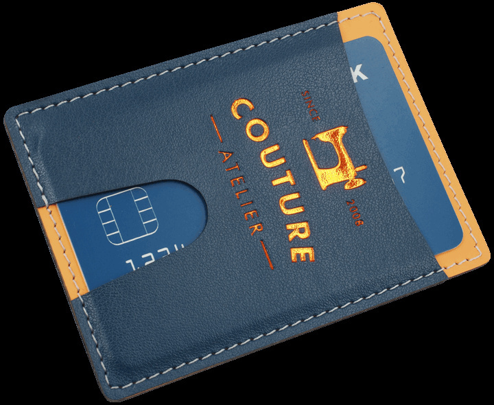 Logo trade business gift photo of: Credit card holder 544119