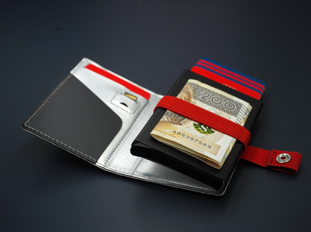 Logo trade promotional merchandise image of: RFID wallet 1230119