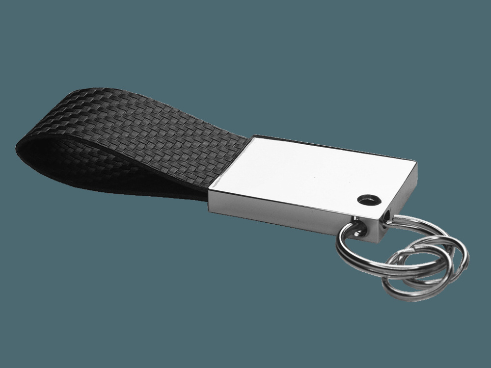 Logo trade business gift photo of: Keyring 909110