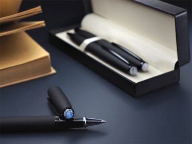 Logo trade corporate gifts image of: Moonstone Pen set 1287036