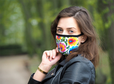 Logotrade promotional items photo of: MARS PRO cotton mask (size M) with pocket and HEPA filter 1380165