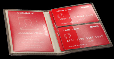 Logo trade advertising products picture of: RFID document wallet 611131
