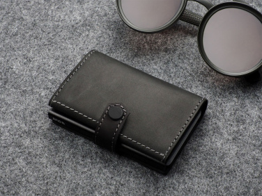 Logo trade promotional merchandise photo of: RFID wallet - Hunter Leather 2109284