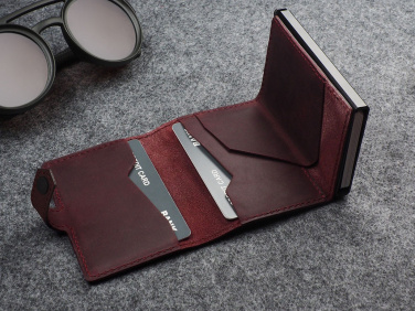 Logotrade business gift image of: RFID wallet - Hunter Leather 2109284