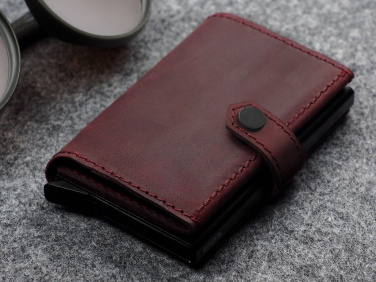 Logo trade corporate gifts picture of: RFID wallet - Hunter Leather 2109284