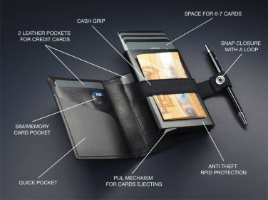 Logo trade advertising product photo of: RFID wallet 1230131