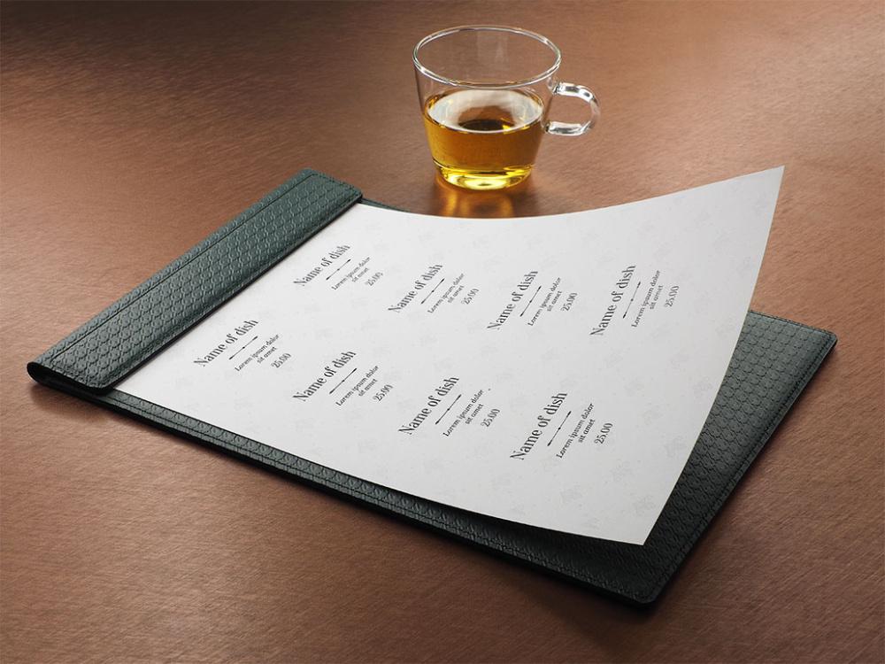 Logotrade promotional giveaway picture of: Menu cover 1241239