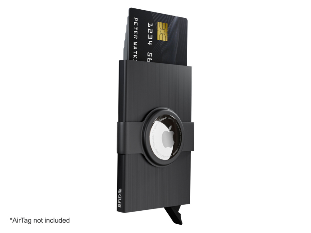 Logotrade advertising product image of: RFID credit card case with holder for AirTag 2163155