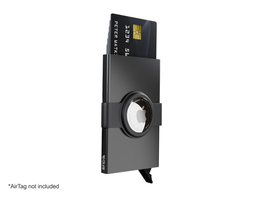 Logotrade promotional item picture of: RFID credit card case with holder for AirTag 2163108