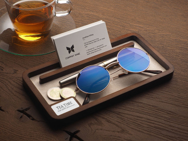 Logotrade promotional gift picture of: Wooden desk organiser 1818121