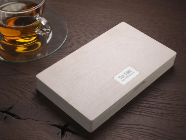 Logo trade promotional products image of: Wooden bill box 1816121