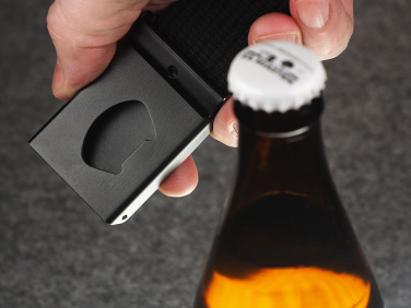 Logo trade promotional merchandise photo of: Belt with bottle opener buckle  1134122