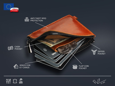 Logotrade promotional product picture of: Minimal wallet 1932141