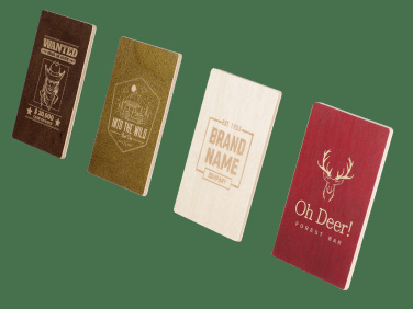 Logo trade promotional merchandise picture of: Wooden magnet 2034121
