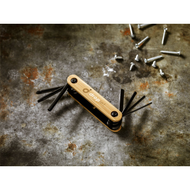 Logo trade promotional product photo of: Bamboo Black Tool multi tool