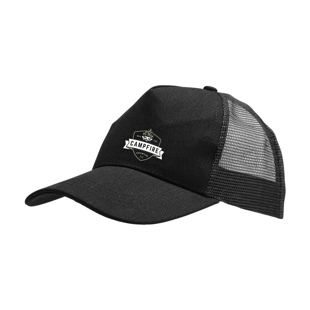 Logotrade advertising product picture of: Trucker Recycled Cotton cap