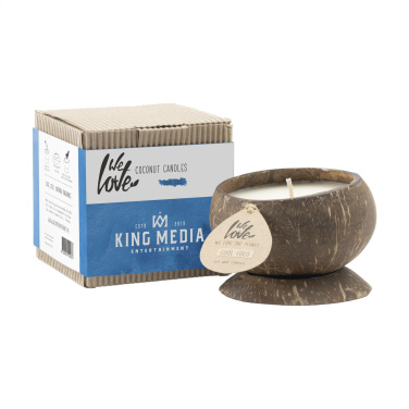 Logotrade promotional giveaway picture of: We Love The Planet Coconut Candle