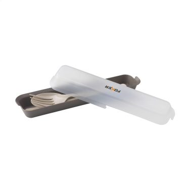 Logo trade promotional merchandise photo of: Outdoor 3-piece Cutlery Set