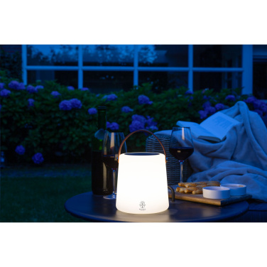 Logo trade business gifts image of: Wooosh Ziva Solar Lamp