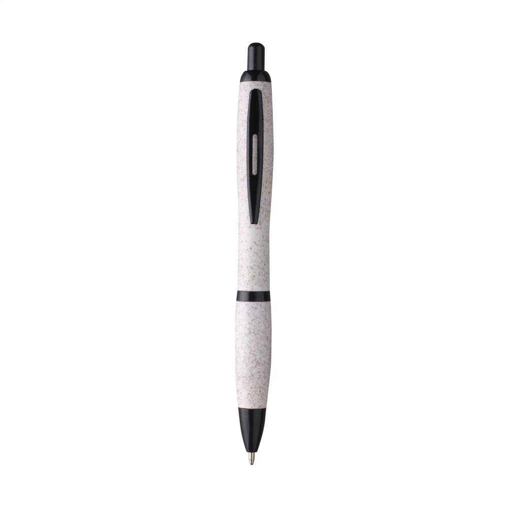 Logo trade business gifts image of: Athos Wheat-Cycled Pen wheat straw pen