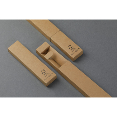 Logo trade promotional merchandise picture of: Gift Box Kraft Paper gift packaging